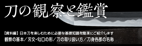 日本刀の観察と鑑賞［資料編］
